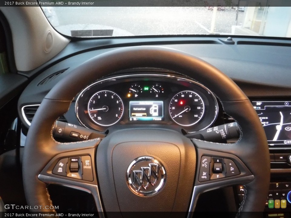 Brandy Interior Steering Wheel for the 2017 Buick Encore Premium AWD #117327904