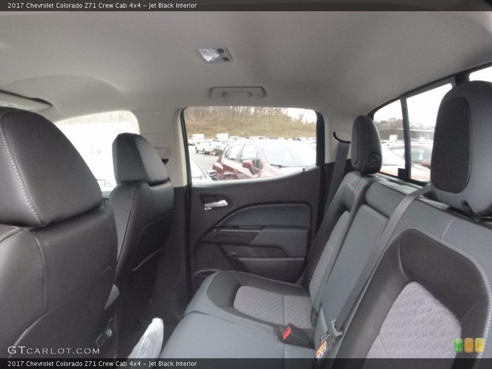 Jet Black Interior Rear Seat for the 2017 Chevrolet Colorado Z71 Crew Cab 4x4 #117330823