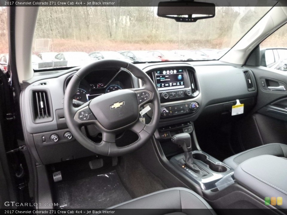 Jet Black Interior Prime Interior for the 2017 Chevrolet Colorado Z71 Crew Cab 4x4 #117330850