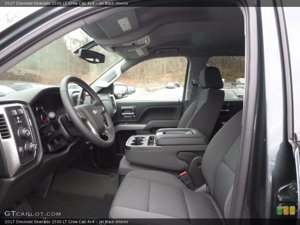 Jet Black Interior Front Seat for the 2017 Chevrolet Silverado 1500 LT Crew Cab 4x4 #117332392
