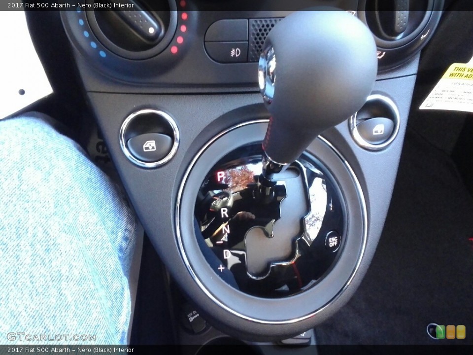 Nero (Black) Interior Transmission for the 2017 Fiat 500 Abarth #117333833