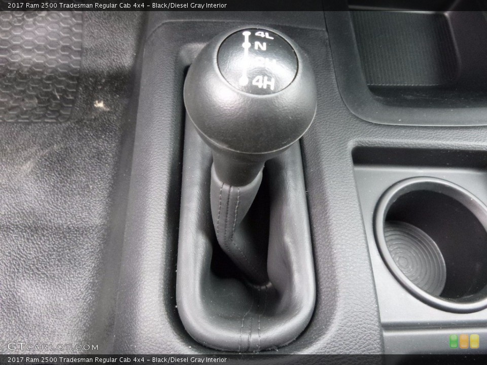 Black/Diesel Gray Interior Transmission for the 2017 Ram 2500 Tradesman Regular Cab 4x4 #117334618