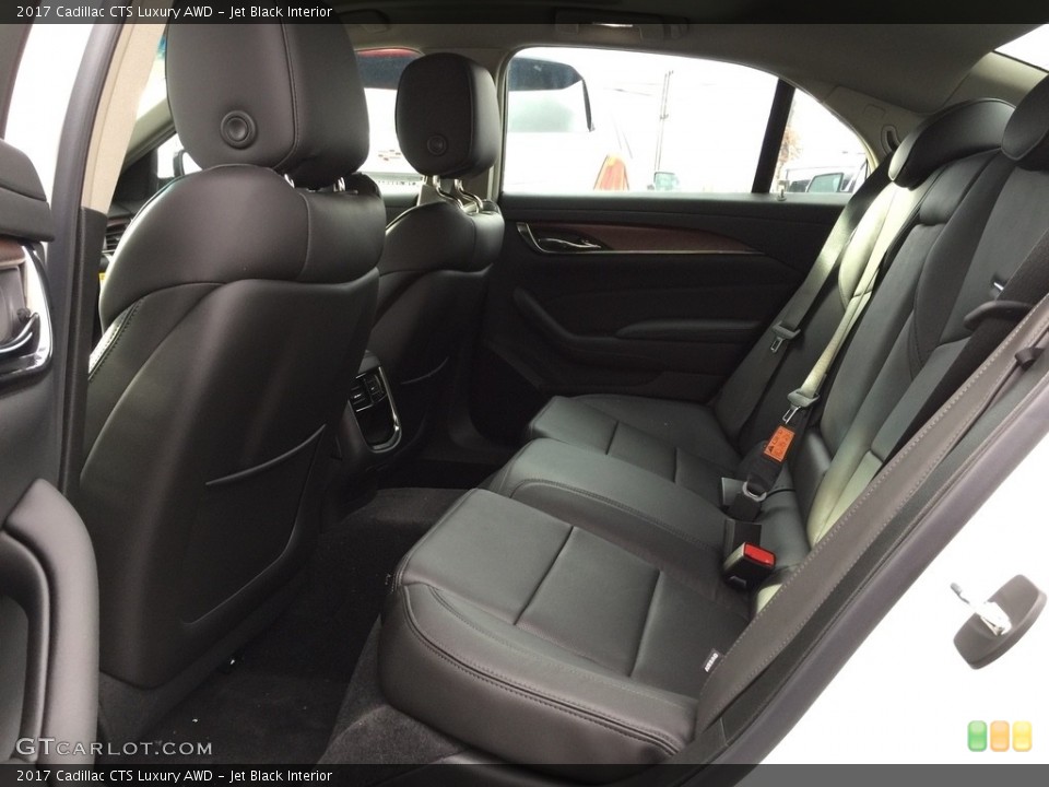 Jet Black Interior Rear Seat for the 2017 Cadillac CTS Luxury AWD #117336289
