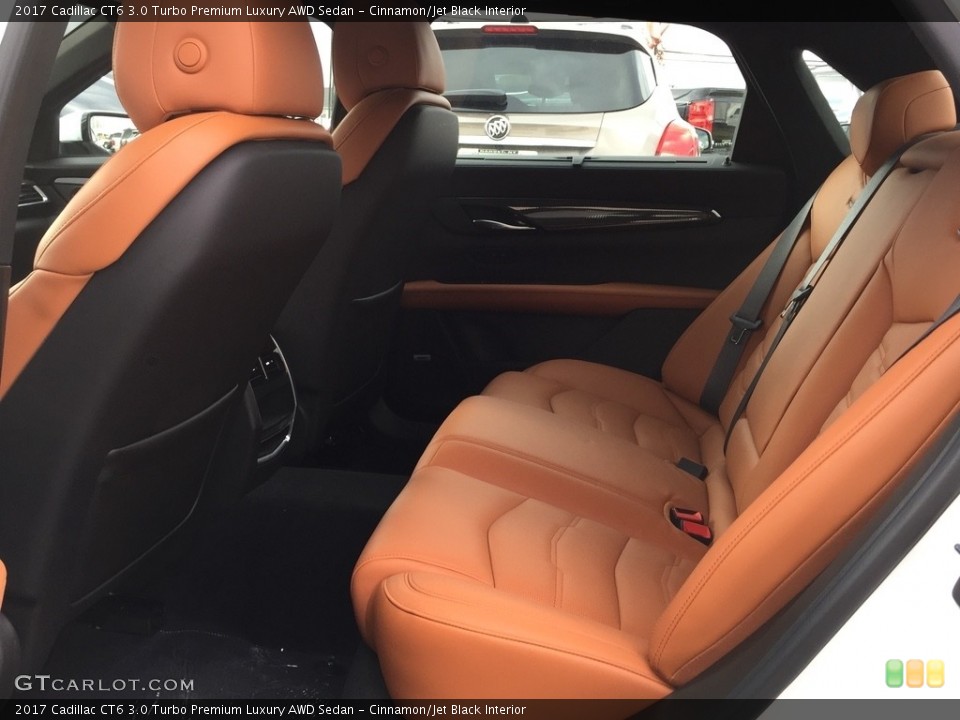Cinnamon/Jet Black Interior Rear Seat for the 2017 Cadillac CT6 3.0 Turbo Premium Luxury AWD Sedan #117336862