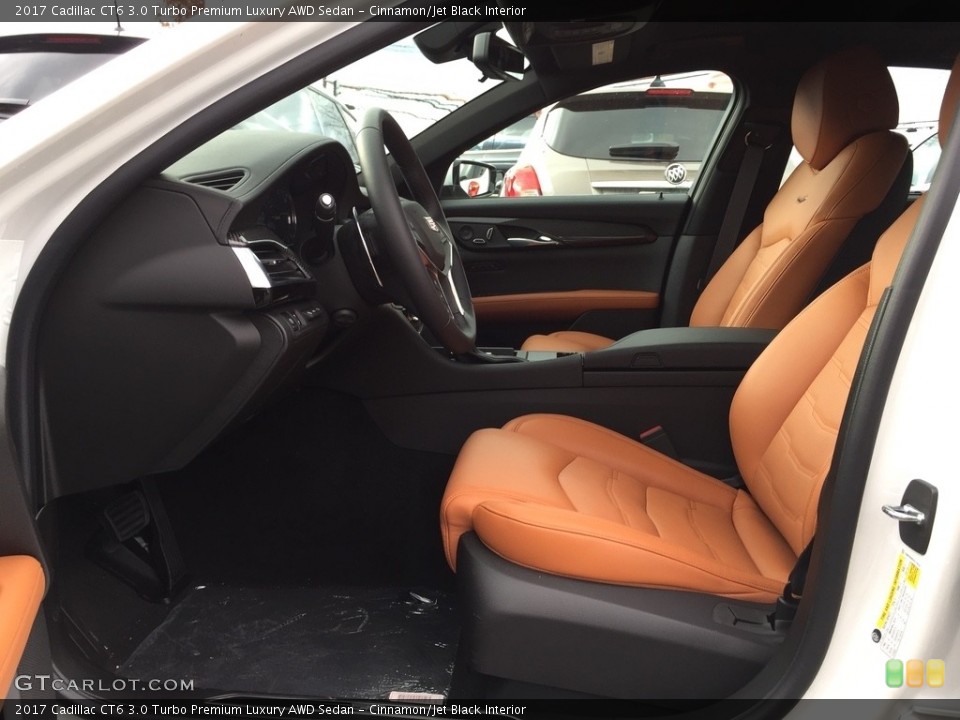 Cinnamon/Jet Black Interior Photo for the 2017 Cadillac CT6 3.0 Turbo Premium Luxury AWD Sedan #117336913