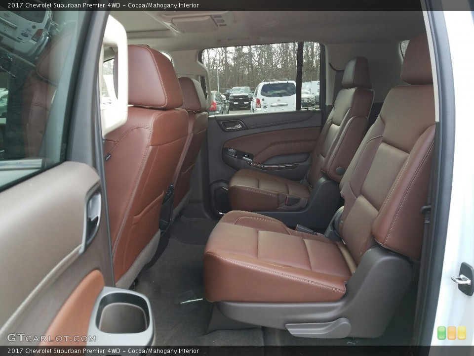 Cocoa/Mahogany 2017 Chevrolet Suburban Interiors