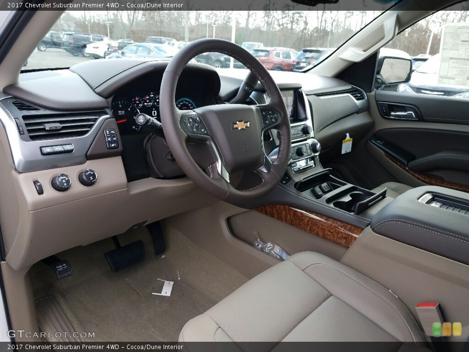 Cocoa/Dune Interior Photo for the 2017 Chevrolet Suburban Premier 4WD #117339313
