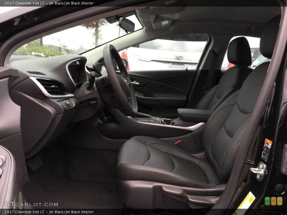 Jet Black/Jet Black Interior Front Seat for the 2017 Chevrolet Volt LT #117339823