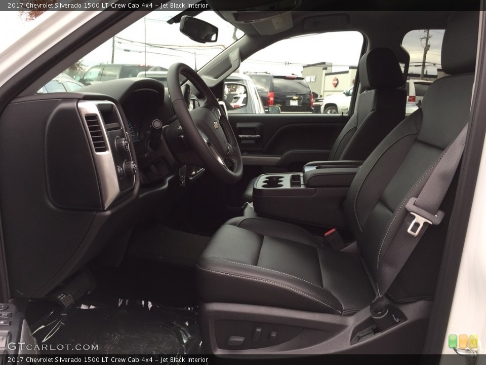 Jet Black Interior Photo for the 2017 Chevrolet Silverado 1500 LT Crew Cab 4x4 #117340978