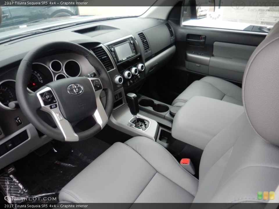 Graphite Interior Photo for the 2017 Toyota Sequoia SR5 4x4 #117341083