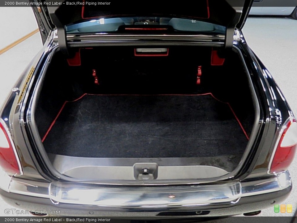 Black/Red Piping Interior Trunk for the 2000 Bentley Arnage Red Label #117343861