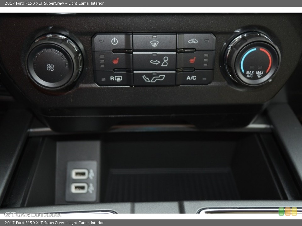 Light Camel Interior Controls for the 2017 Ford F150 XLT SuperCrew #117344566