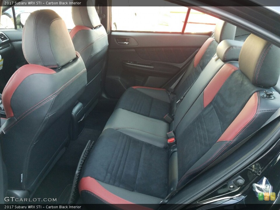 Carbon Black Interior Rear Seat for the 2017 Subaru WRX STI #117345952