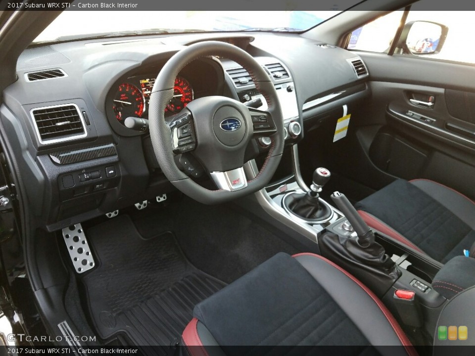 Carbon Black Interior Photo for the 2017 Subaru WRX STI #117345964