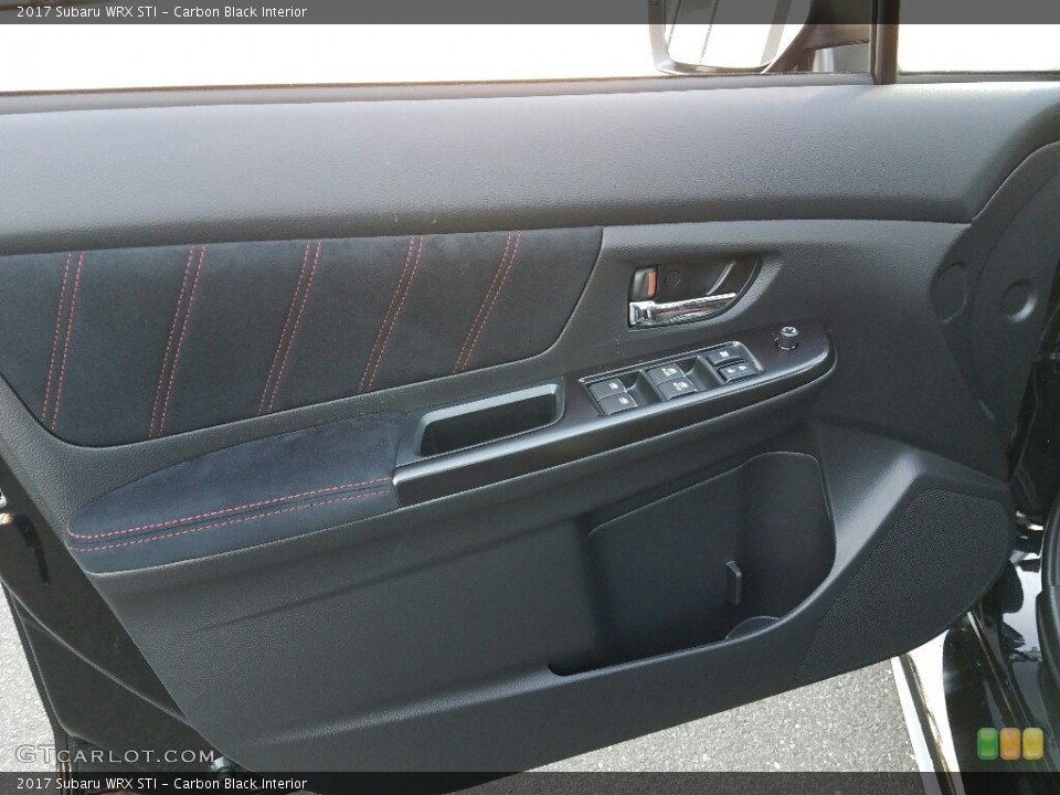 Carbon Black Interior Door Panel for the 2017 Subaru WRX STI #117345979