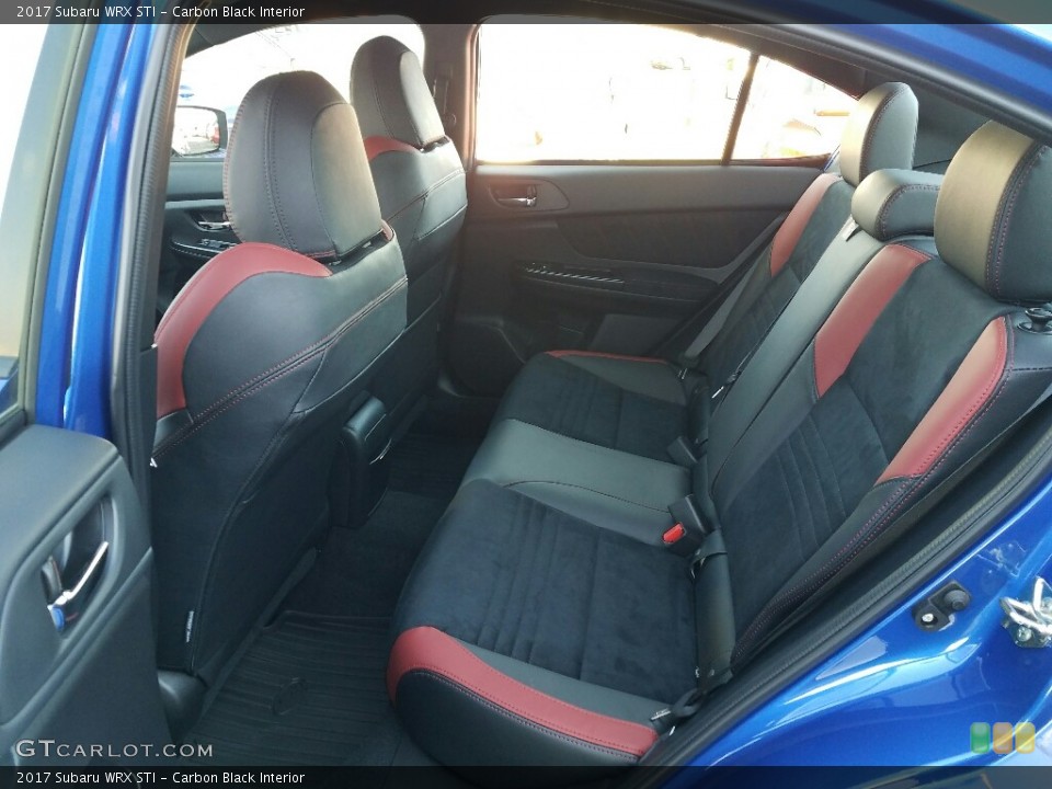 Carbon Black Interior Rear Seat for the 2017 Subaru WRX STI #117346090