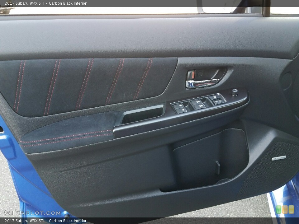 Carbon Black Interior Door Panel for the 2017 Subaru WRX STI #117346102