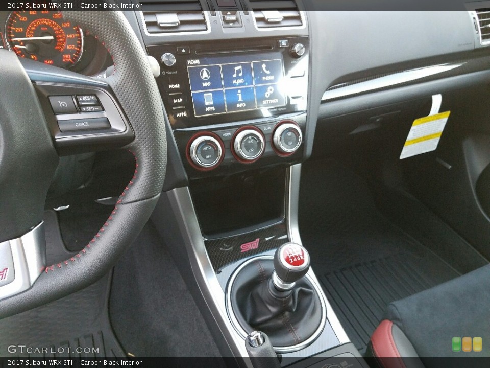 Carbon Black Interior Dashboard for the 2017 Subaru WRX STI #117346145