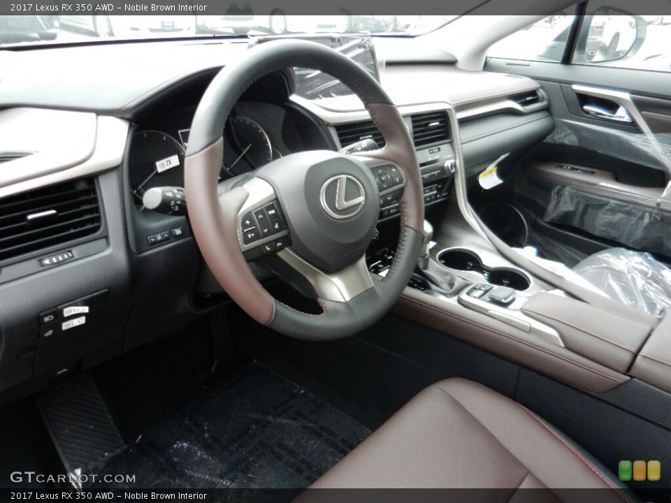 Noble Brown Interior Front Seat for the 2017 Lexus RX 350 AWD #117349066