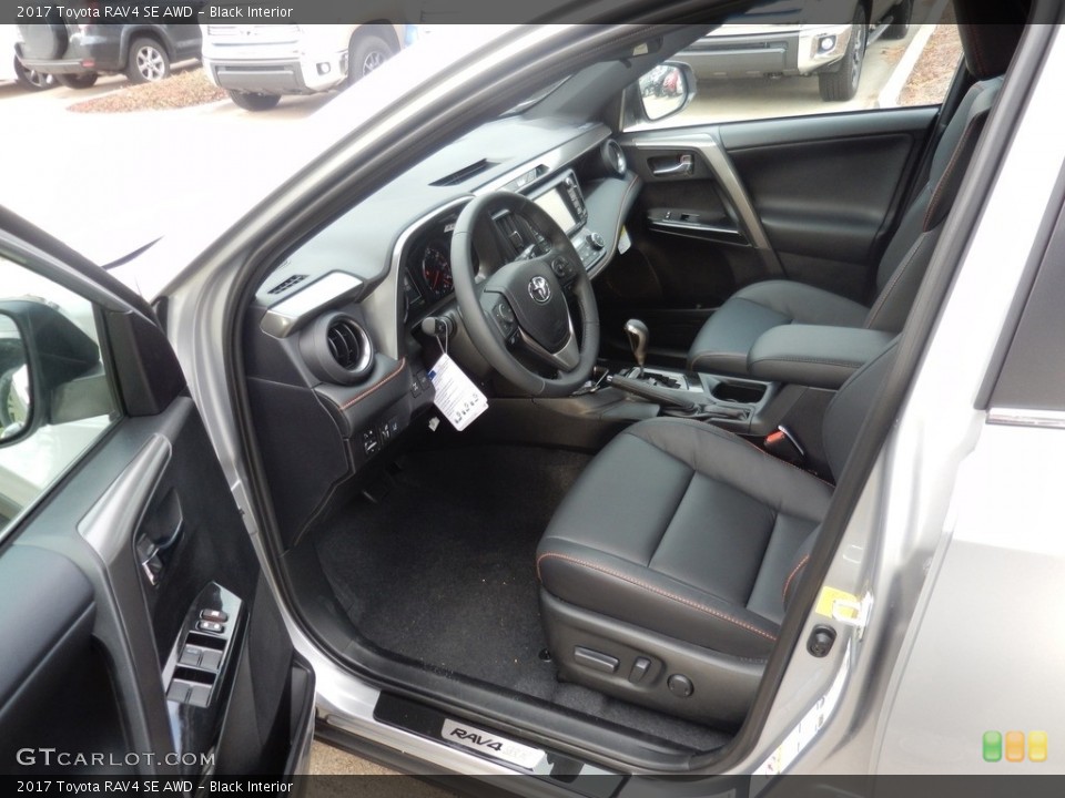 Black Interior Photo for the 2017 Toyota RAV4 SE AWD #117350572