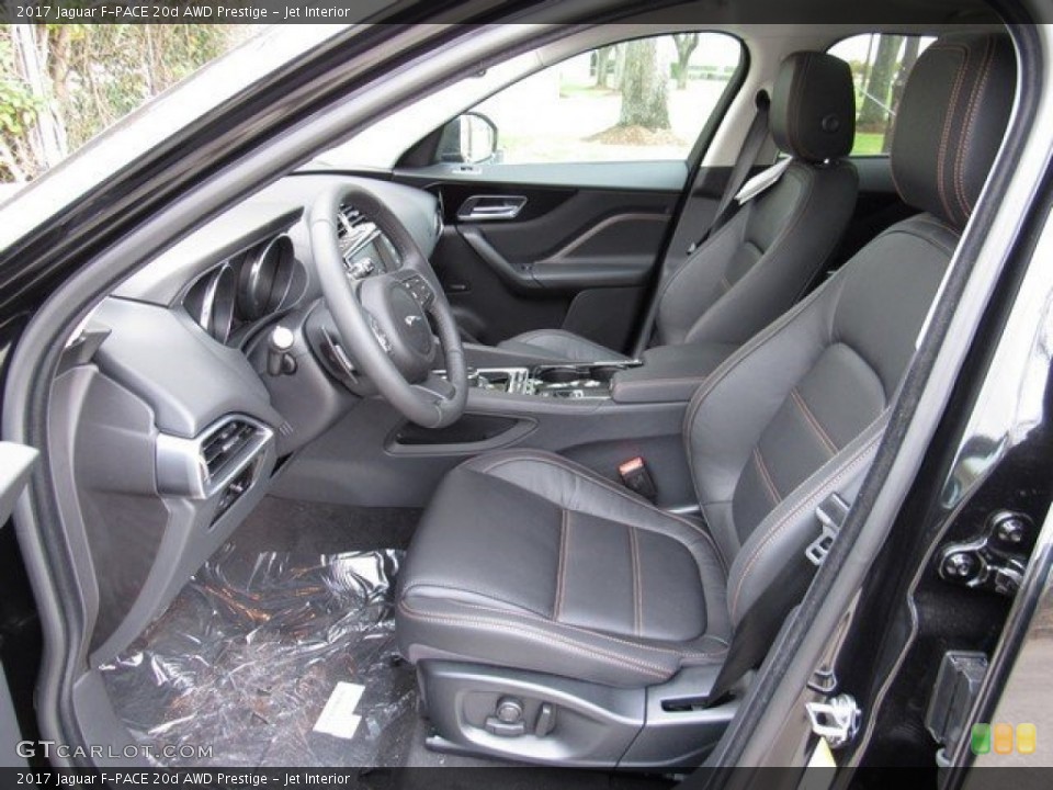 Jet Interior Photo for the 2017 Jaguar F-PACE 20d AWD Prestige #117354298