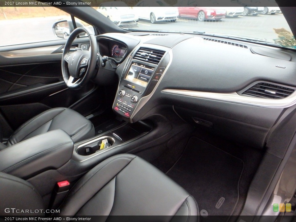 Ebony Interior Dashboard for the 2017 Lincoln MKC Premier AWD #117354583