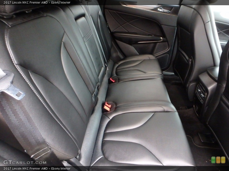 Ebony Interior Rear Seat for the 2017 Lincoln MKC Premier AWD #117354613