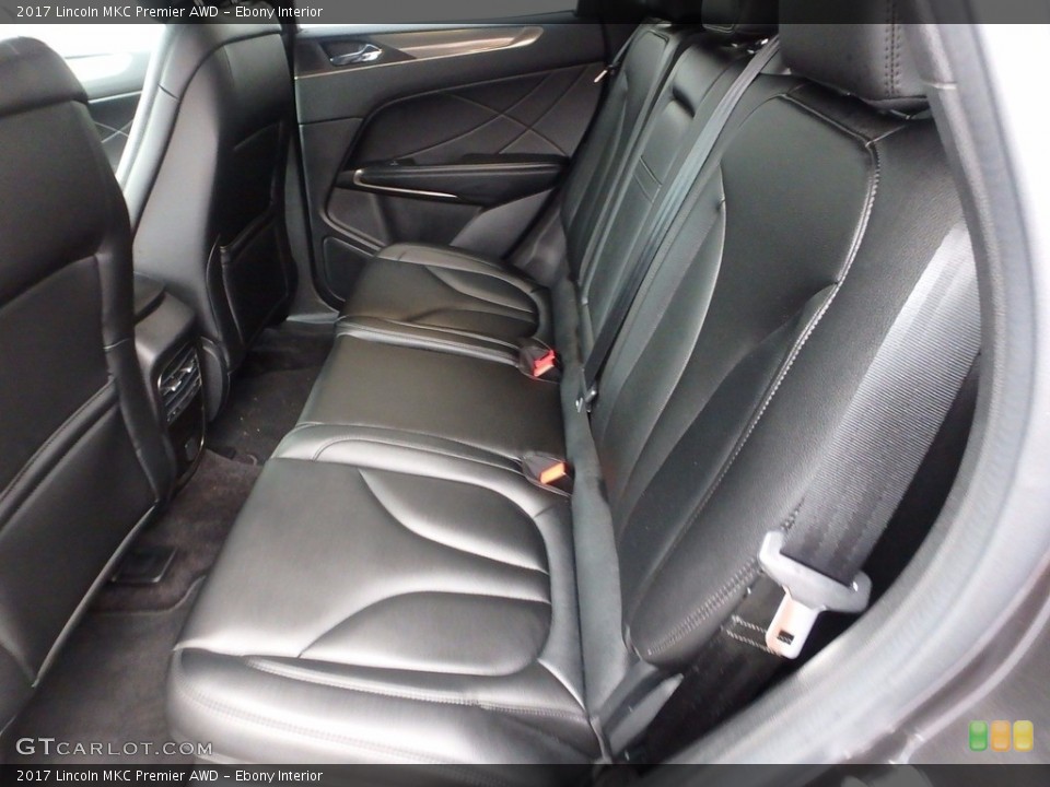 Ebony Interior Rear Seat for the 2017 Lincoln MKC Premier AWD #117354660