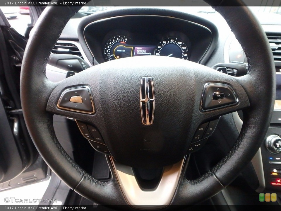 Ebony Interior Steering Wheel for the 2017 Lincoln MKC Premier AWD #117354736