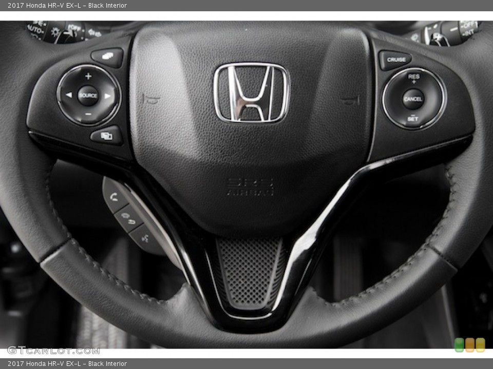 Black Interior Steering Wheel for the 2017 Honda HR-V EX-L #117357785