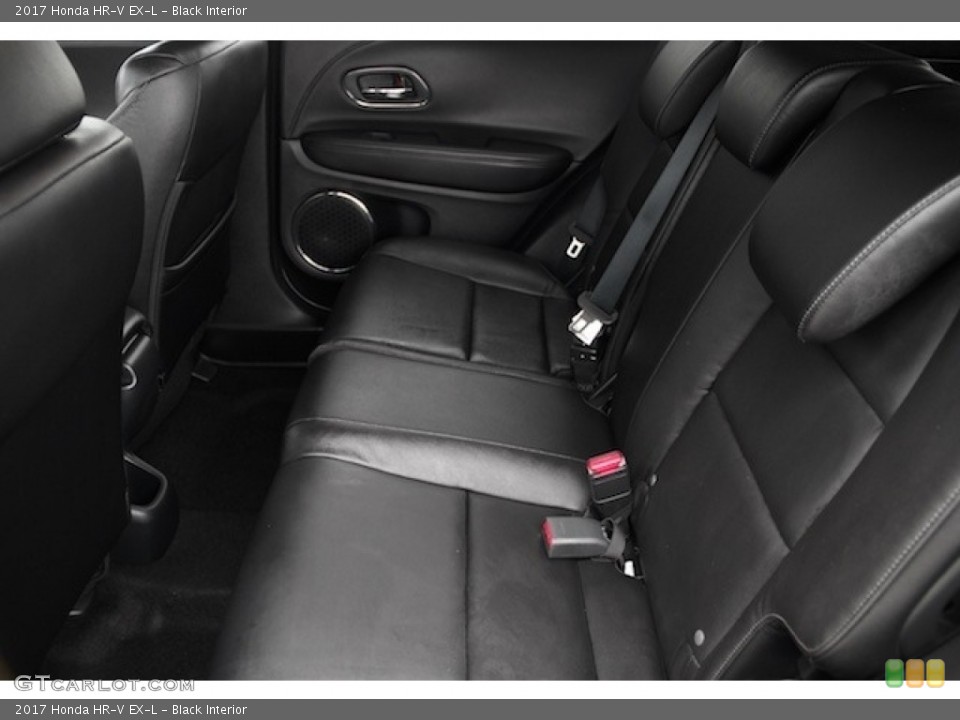 Black Interior Rear Seat for the 2017 Honda HR-V EX-L #117357827