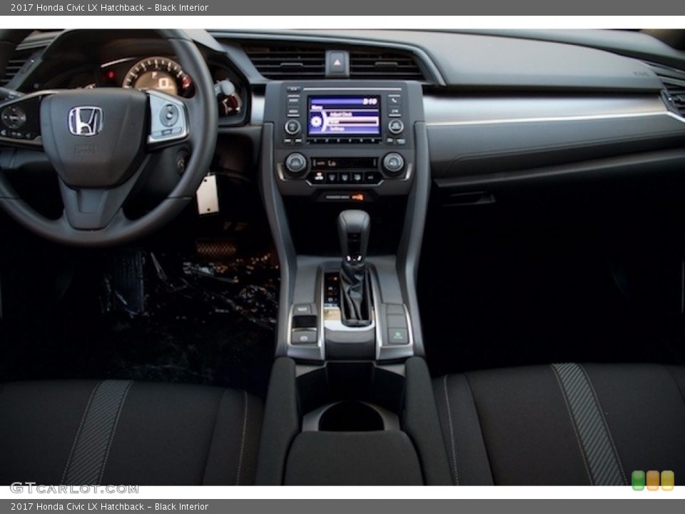Black Interior Dashboard for the 2017 Honda Civic LX Hatchback #117357836
