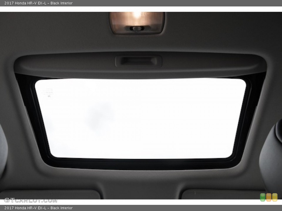 Black Interior Sunroof for the 2017 Honda HR-V EX-L #117357866