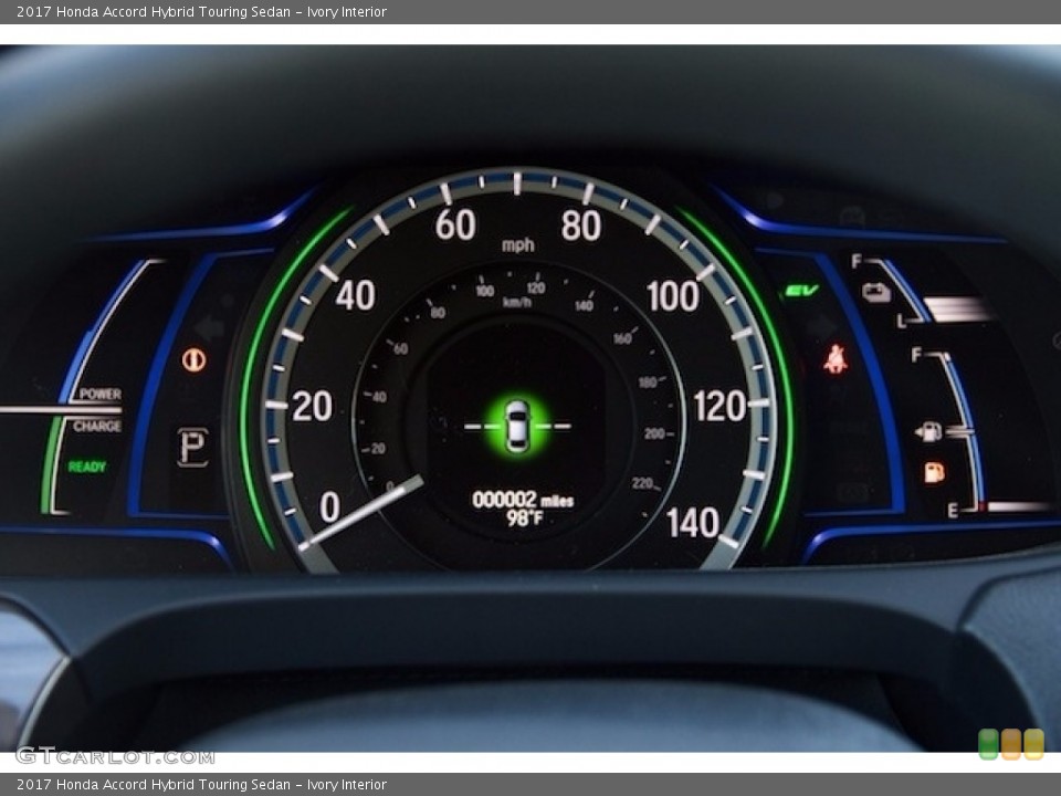 Ivory Interior Gauges for the 2017 Honda Accord Hybrid Touring Sedan #117357950