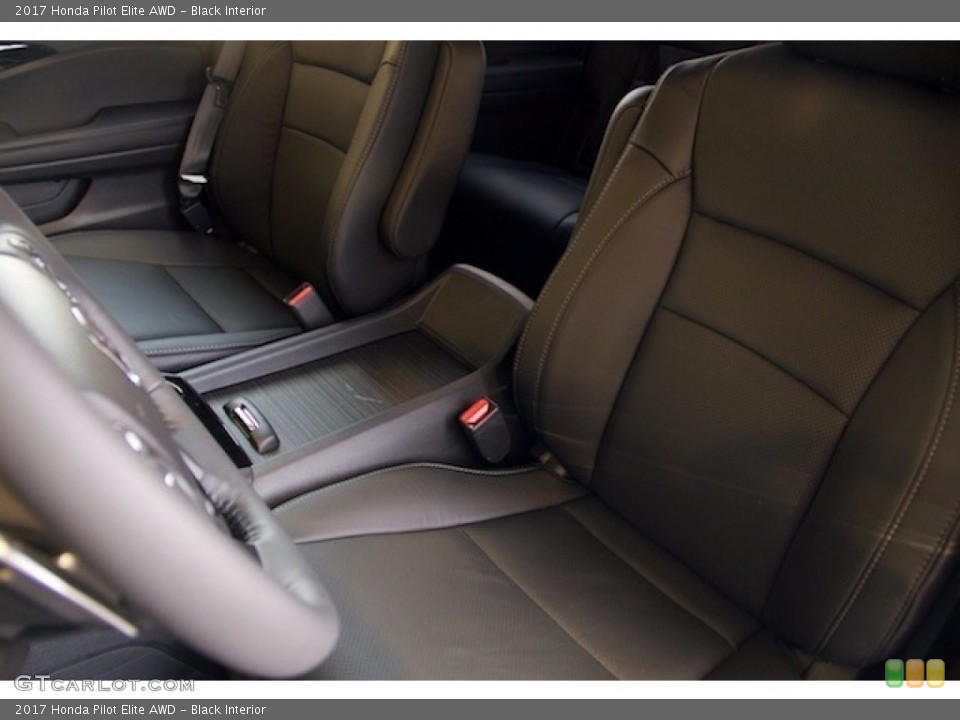 Black Interior Front Seat for the 2017 Honda Pilot Elite AWD #117358673