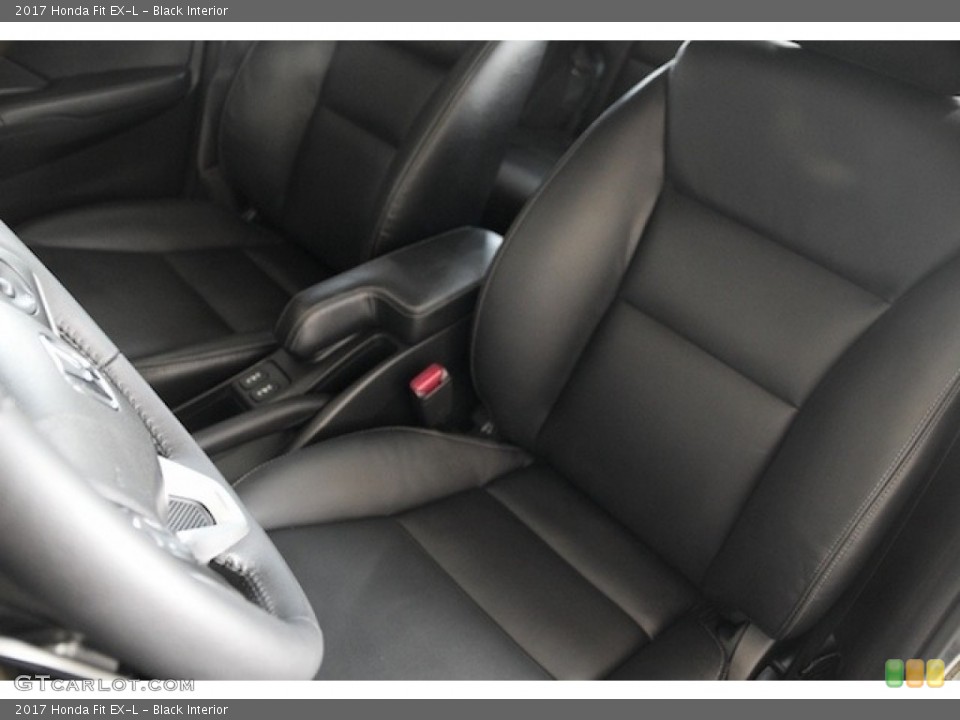 Black Interior Front Seat for the 2017 Honda Fit EX-L #117359874