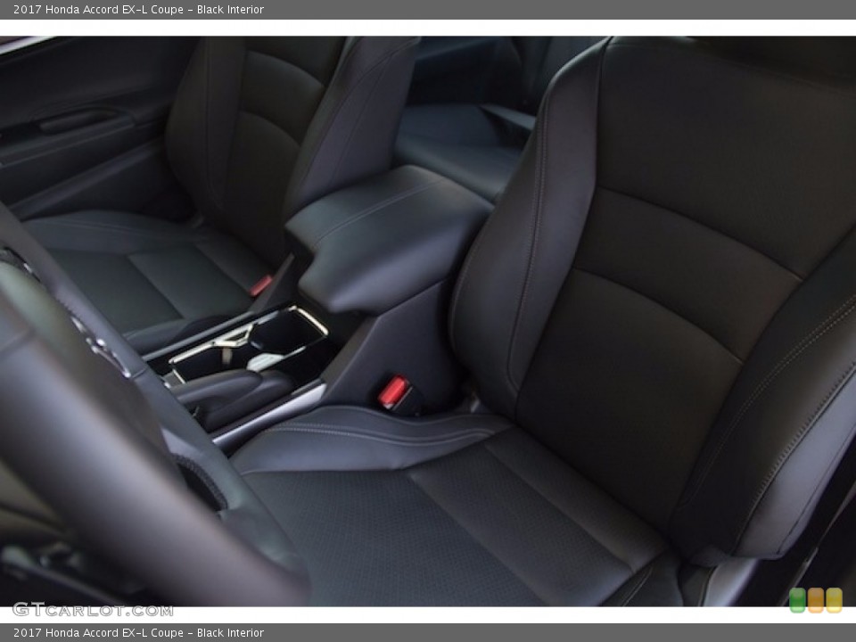 Black Interior Front Seat for the 2017 Honda Accord EX-L Coupe #117361643