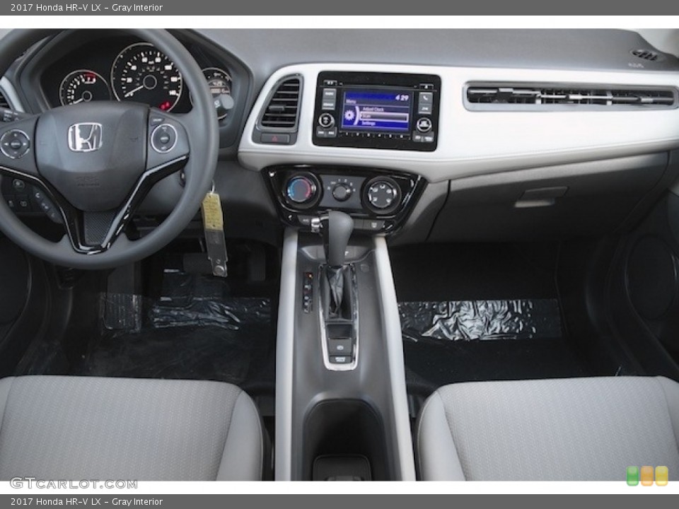 Gray Interior Dashboard for the 2017 Honda HR-V LX #117362768