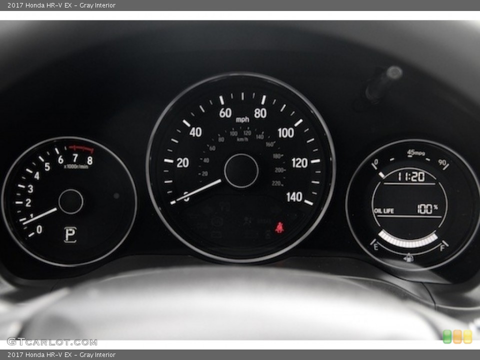 Gray Interior Gauges for the 2017 Honda HR-V EX #117363325