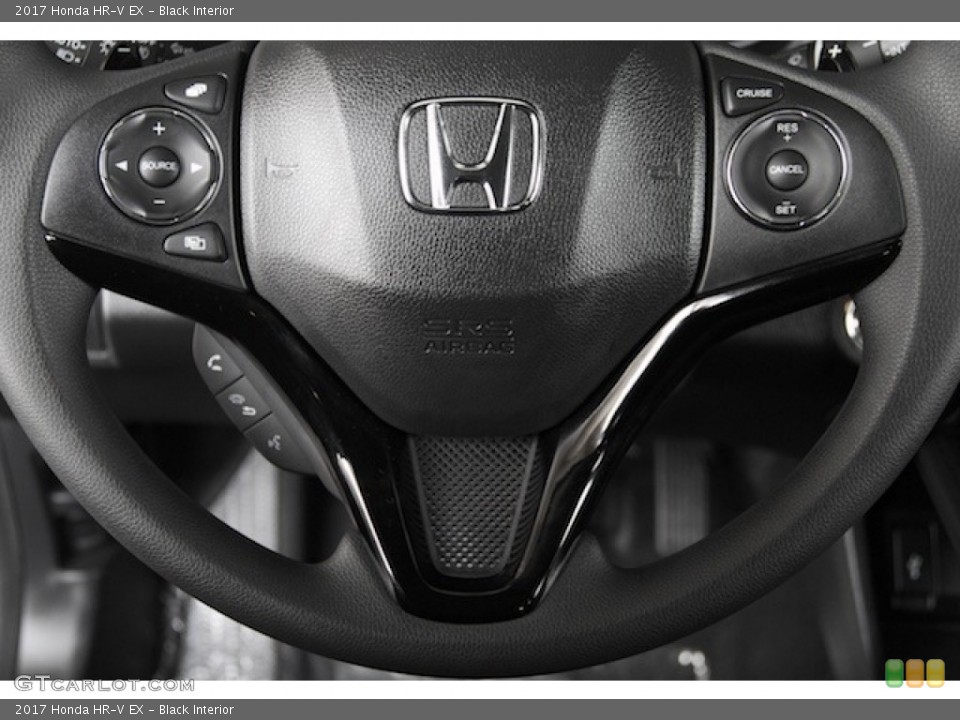Black Interior Steering Wheel for the 2017 Honda HR-V EX #117363611