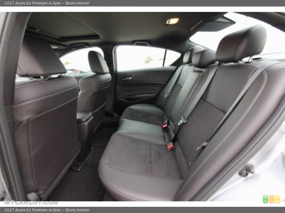 Ebony Interior Rear Seat for the 2017 Acura ILX Premium A-Spec #117364976