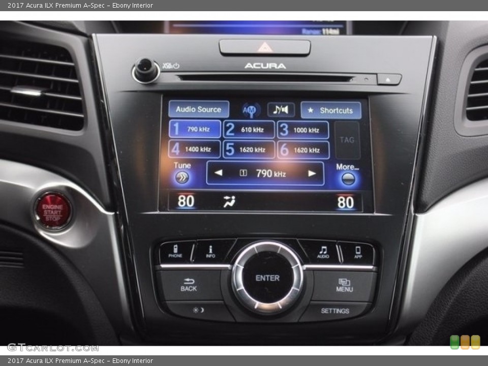 Ebony Interior Controls for the 2017 Acura ILX Premium A-Spec #117365090