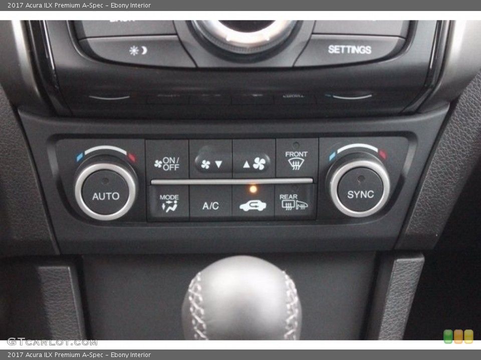 Ebony Interior Controls for the 2017 Acura ILX Premium A-Spec #117365102