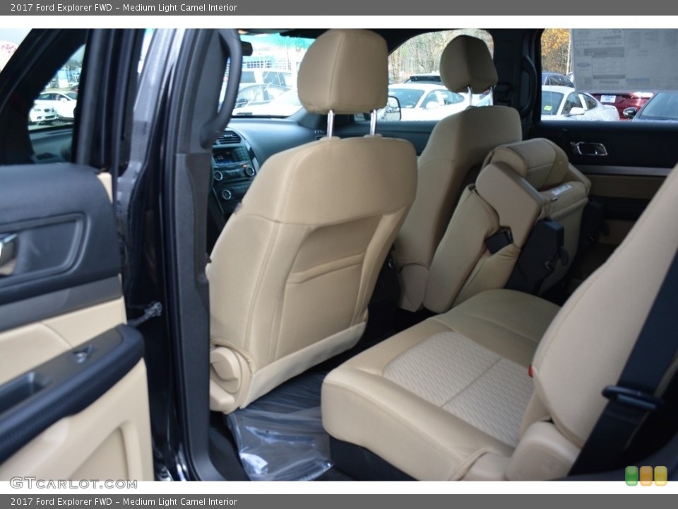Medium Light Camel Interior Rear Seat for the 2017 Ford Explorer FWD #117369397