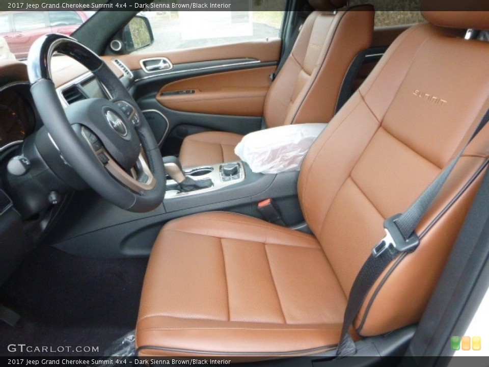 Dark Sienna Brown/Black Interior Photo for the 2017 Jeep Grand Cherokee Summit 4x4 #117369711