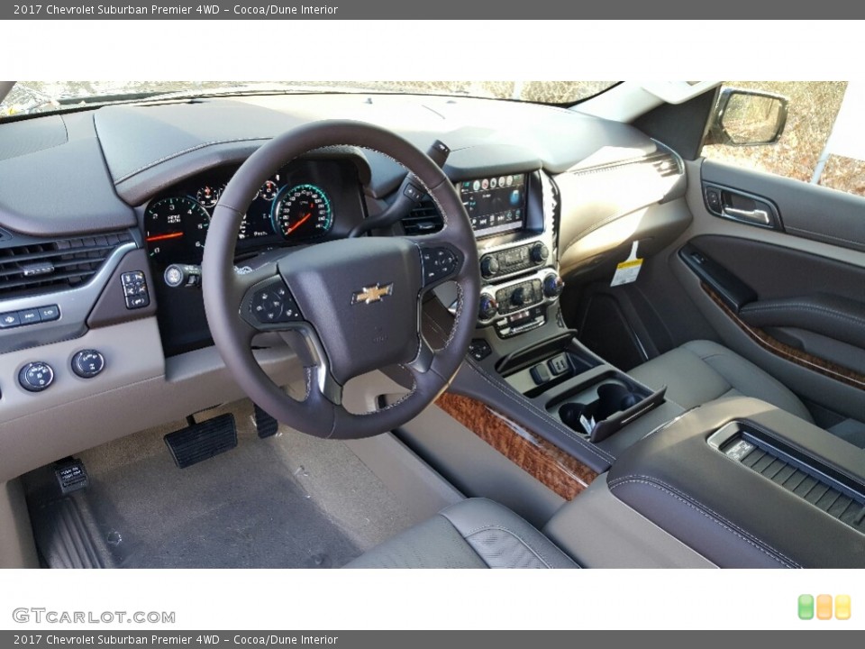 Cocoa/Dune Interior Photo for the 2017 Chevrolet Suburban Premier 4WD #117373996