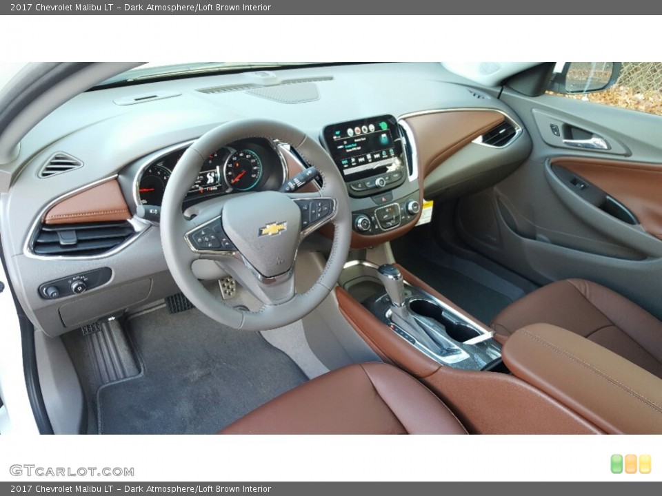 Dark Atmosphere/Loft Brown Interior Photo for the 2017 Chevrolet Malibu LT #117374590