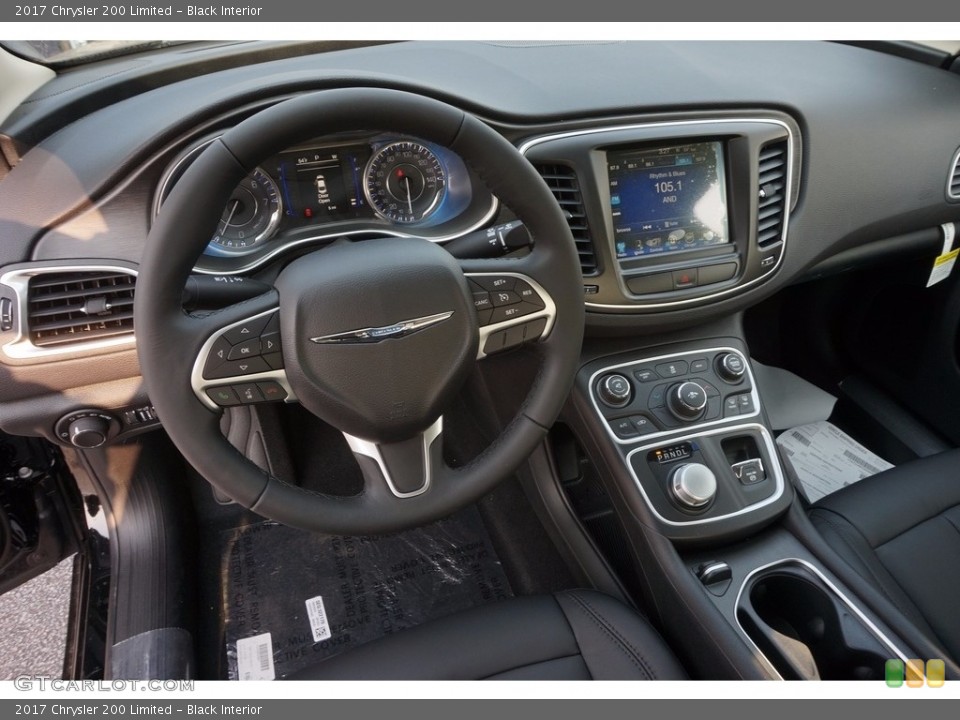 Black 2017 Chrysler 200 Interiors