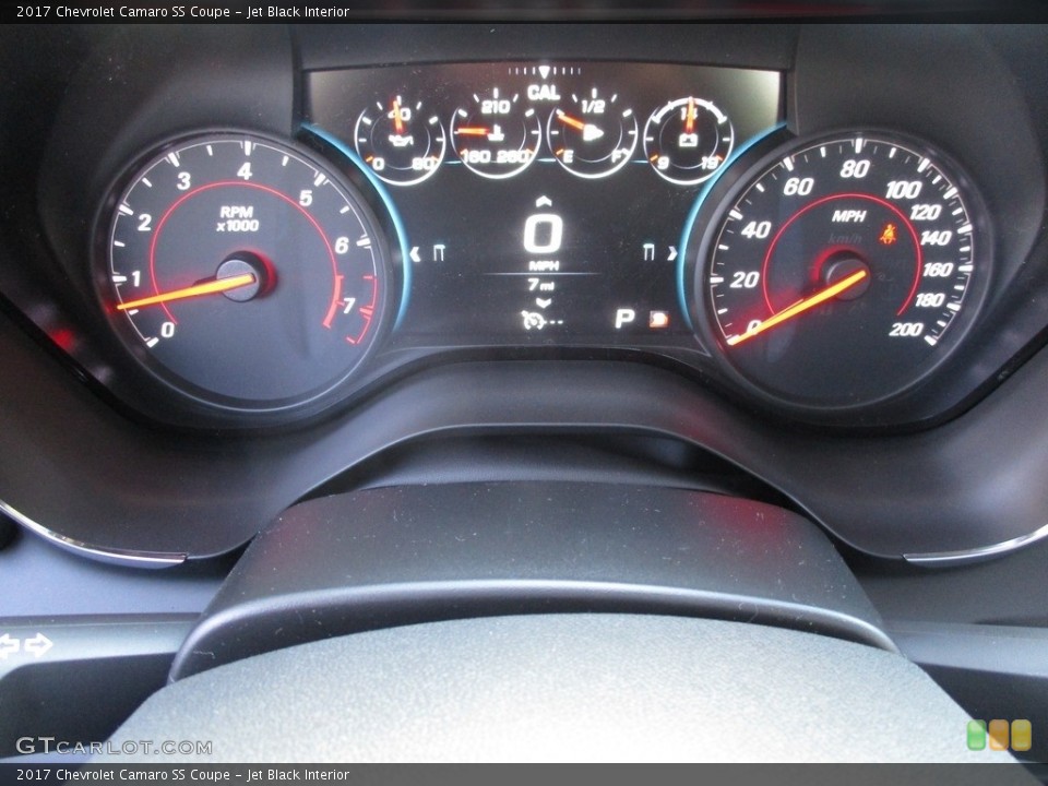 Jet Black Interior Gauges for the 2017 Chevrolet Camaro SS Coupe #117381547
