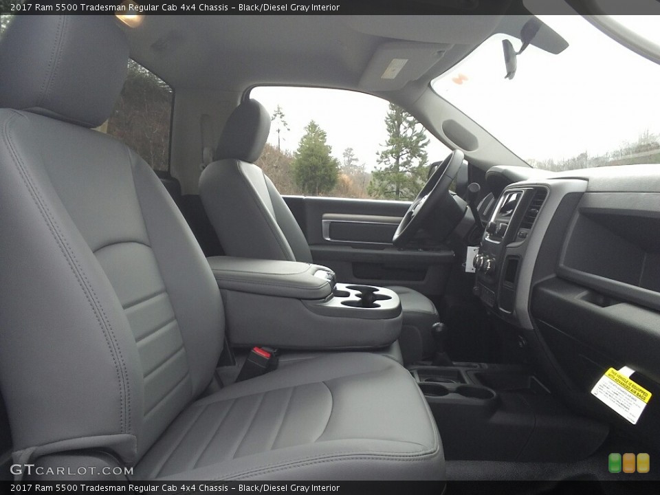 Black/Diesel Gray Interior Photo for the 2017 Ram 5500 Tradesman Regular Cab 4x4 Chassis #117383863